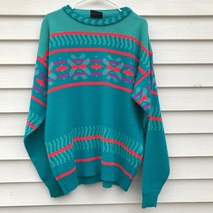 Vintage Demetre Pullover Sweater Crewneck Ski